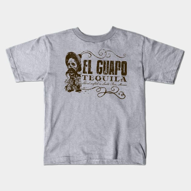 El Guapo Tequila Kids T-Shirt by MindsparkCreative